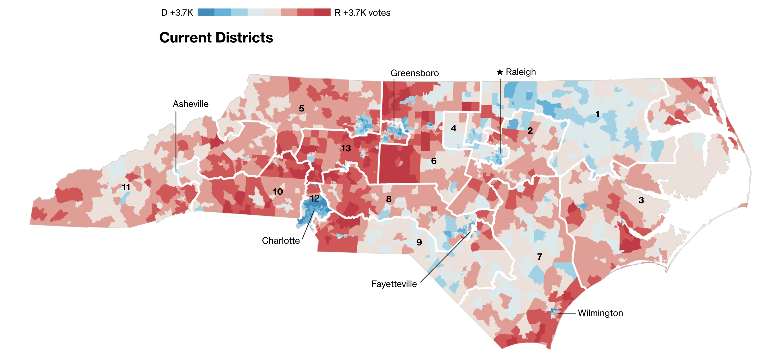 North Carolina's Gerrymandered Map